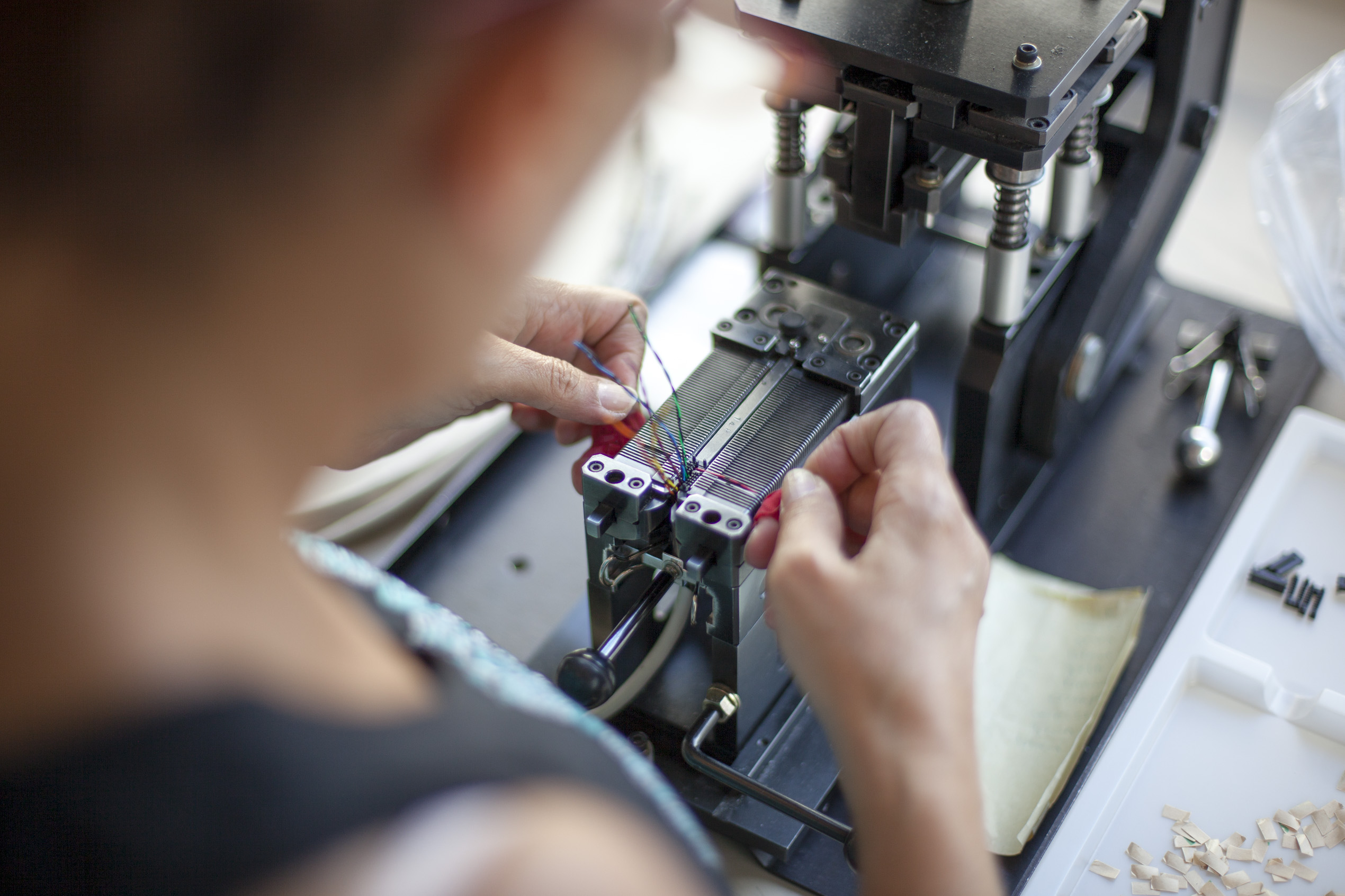 Cable assembly in production in Steinhausen