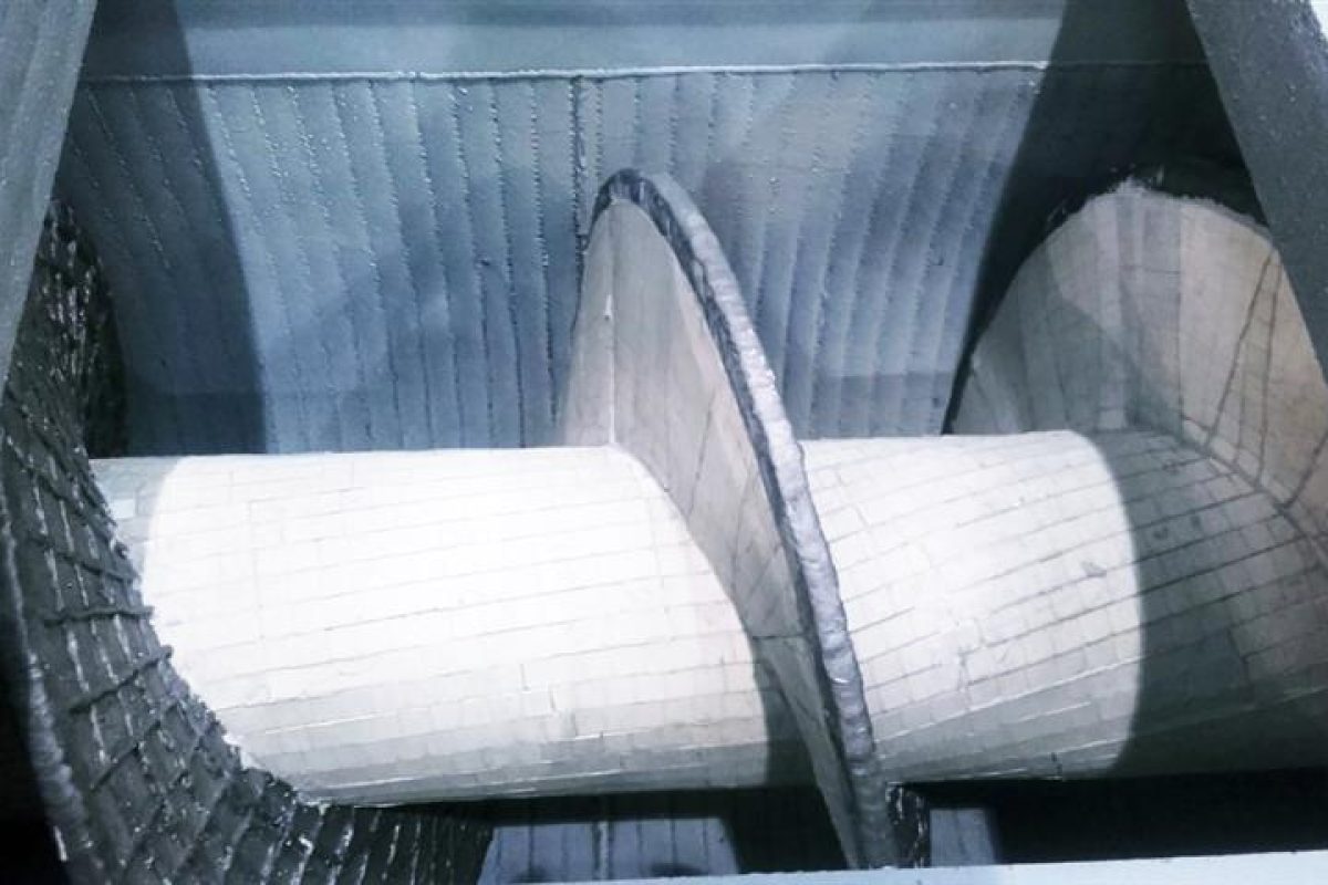 Mit Aluminiumoxidkeramik KALOCER geschütztes Bauteil
