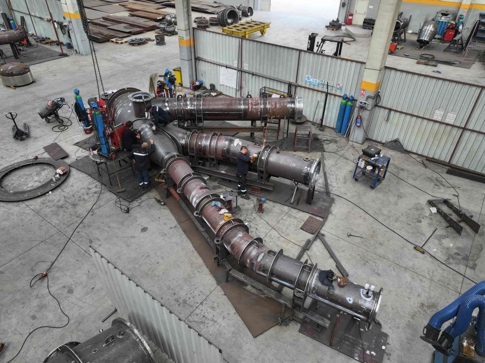 Schwerindustrieschweißkonstruktionen