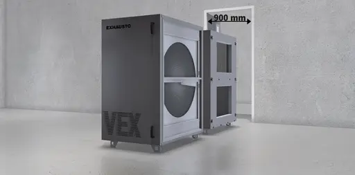 Kompakte Bauweise der VEX1000 Serie