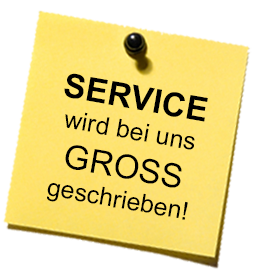 Service und Auftragsabwicklung