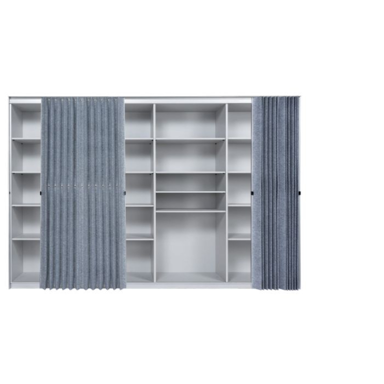 Faltvorhangschrank