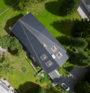 BIPV-Projekt in den Alpen