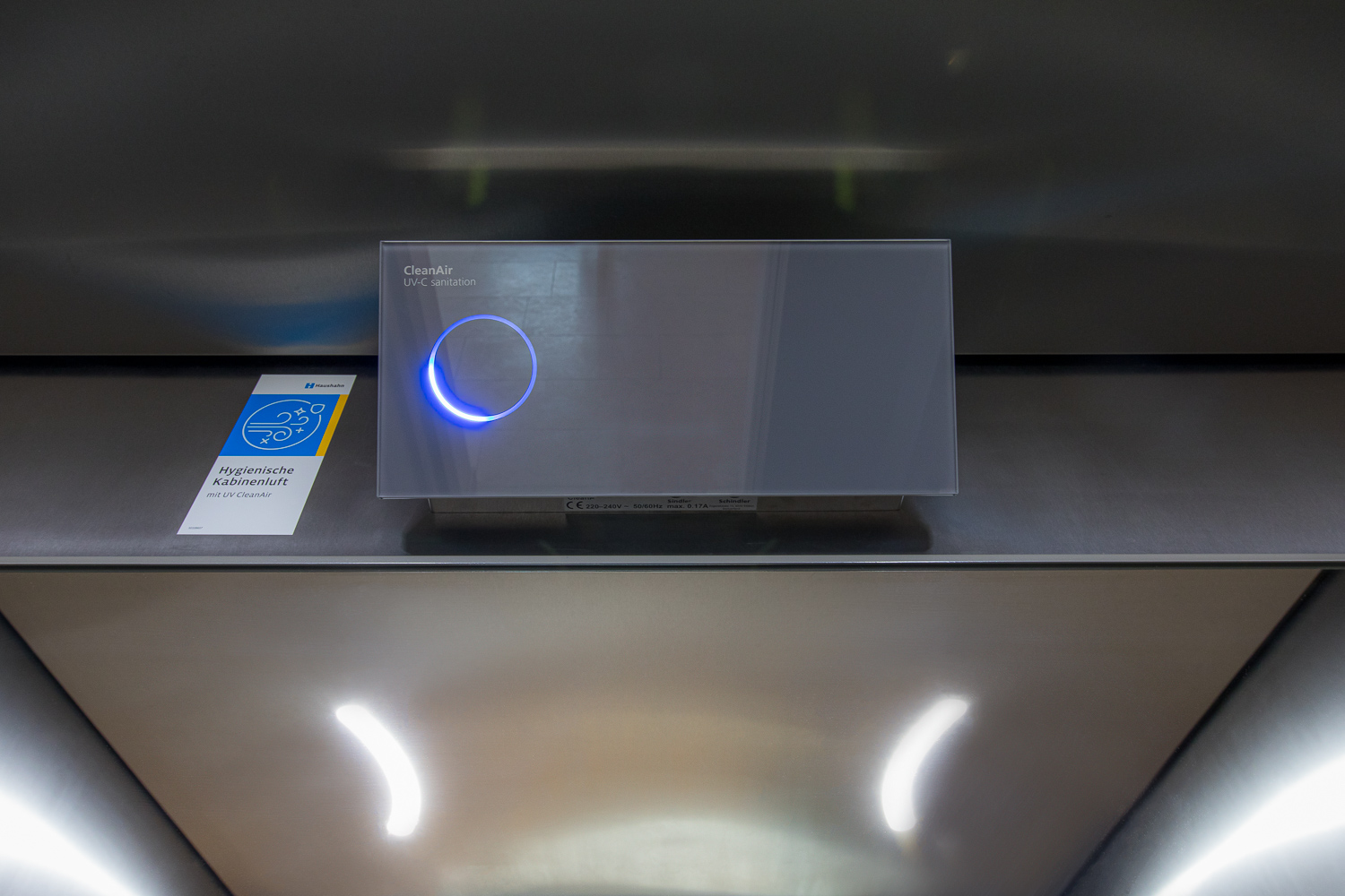 UV CleanAir Kabinenluftreinigung, Memminger Wohnungsbau