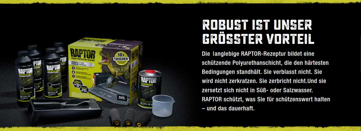 Raptor Schutzbeschichtungssystem