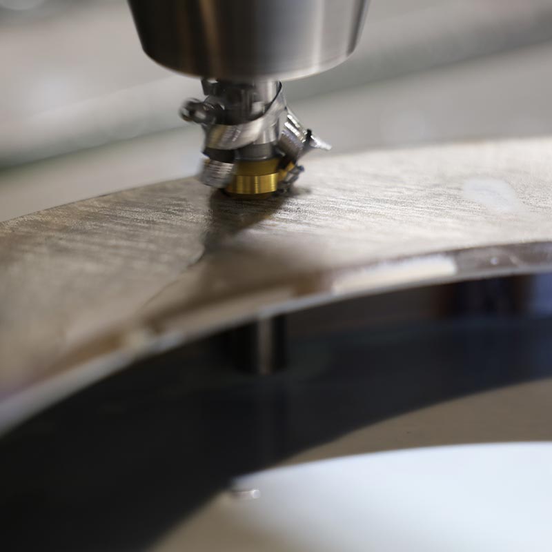 Bearbeitetes Metallbauteil