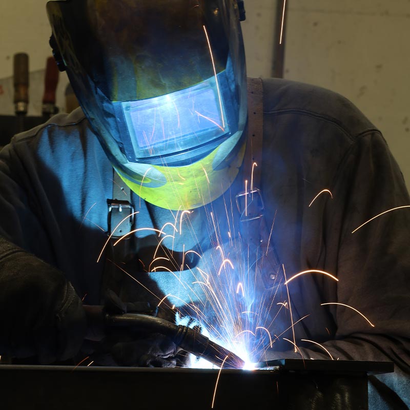 Geschweißte Metallkonstruktion