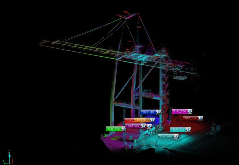 PCS 3D-Scan einer Schiene