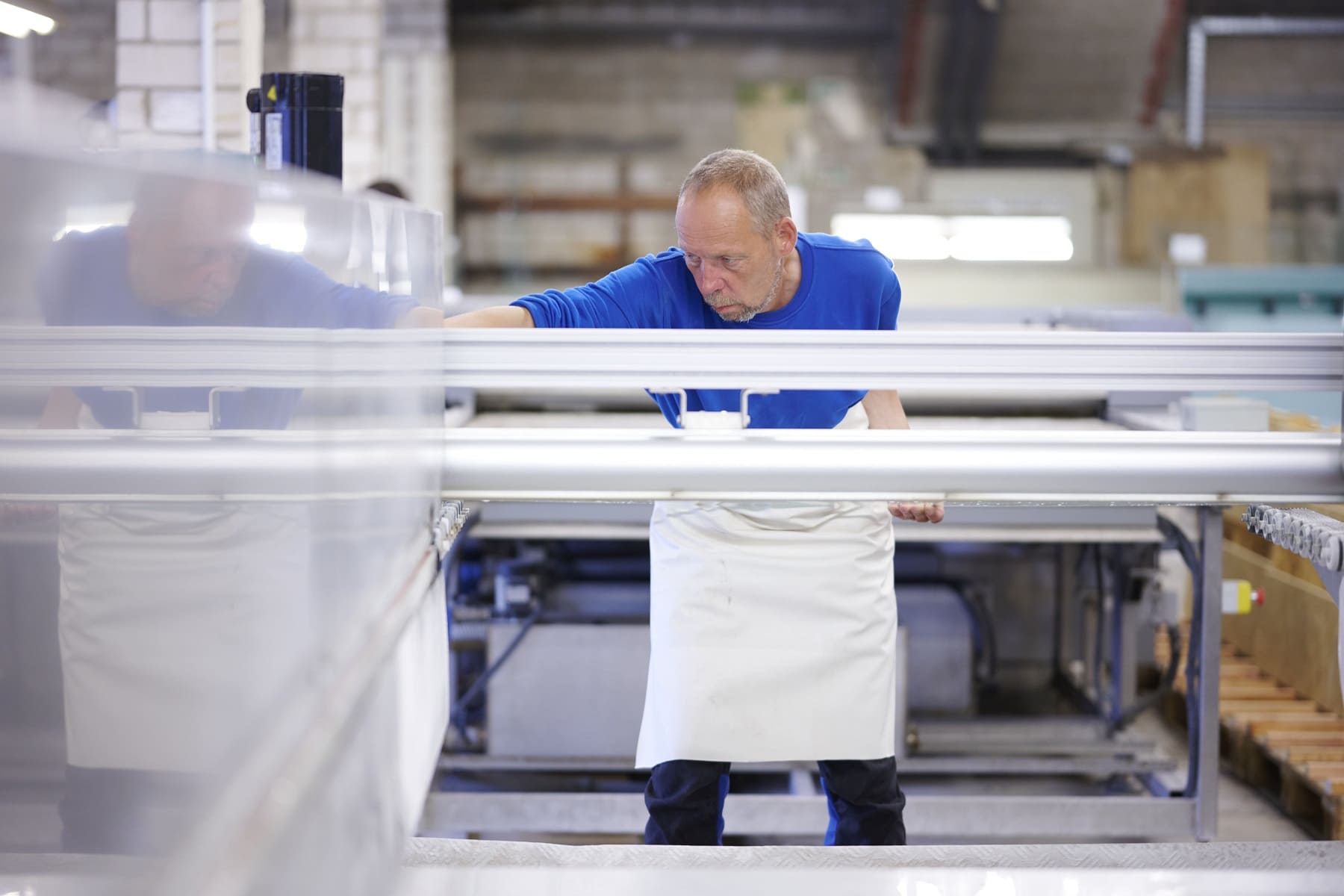 Glass processing in Minden