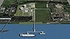 Nordansicht des Terminals