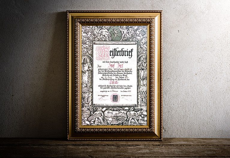 Meisterbrief 1924