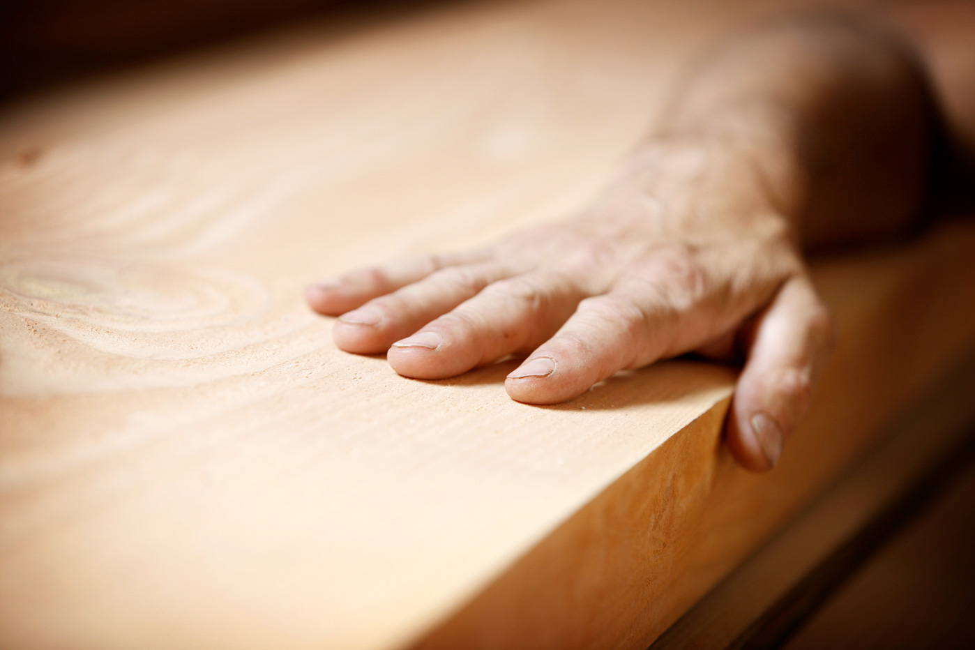 Behandeltes heimisches Holz