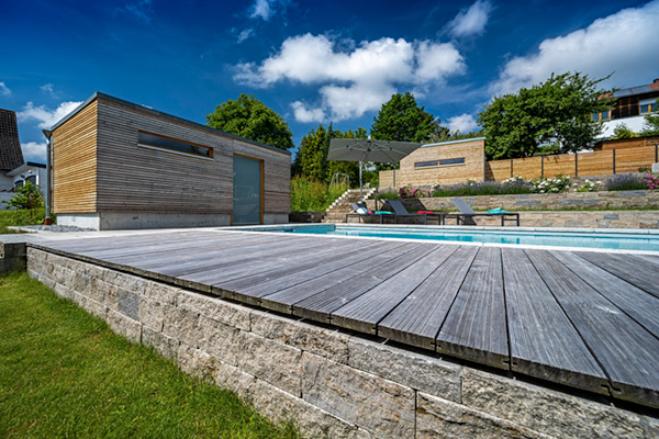 Terrassendiele Lärche (Gartenanlage)