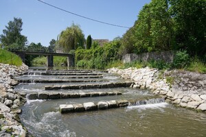 Fischtreppe im Zuge von Tiefbau-Arbeiten