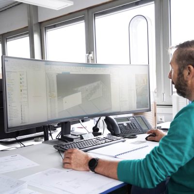 Manufacture of large sheet metal parts