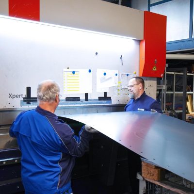 Bent sheet metal part