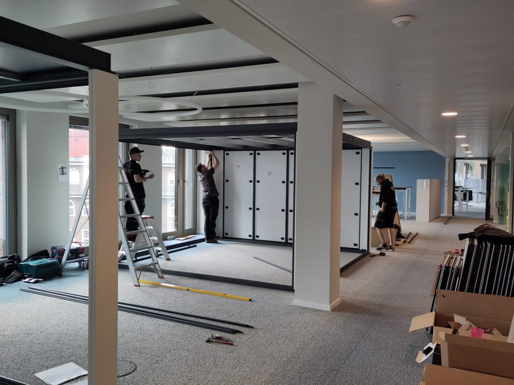 Sedus Cube Max L - Grundgerüstmontage
