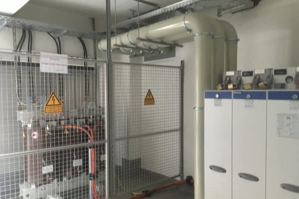 Trafostation im Gebäude
