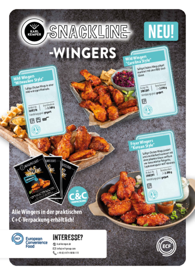 Die neuen Wings von Karl Kemper