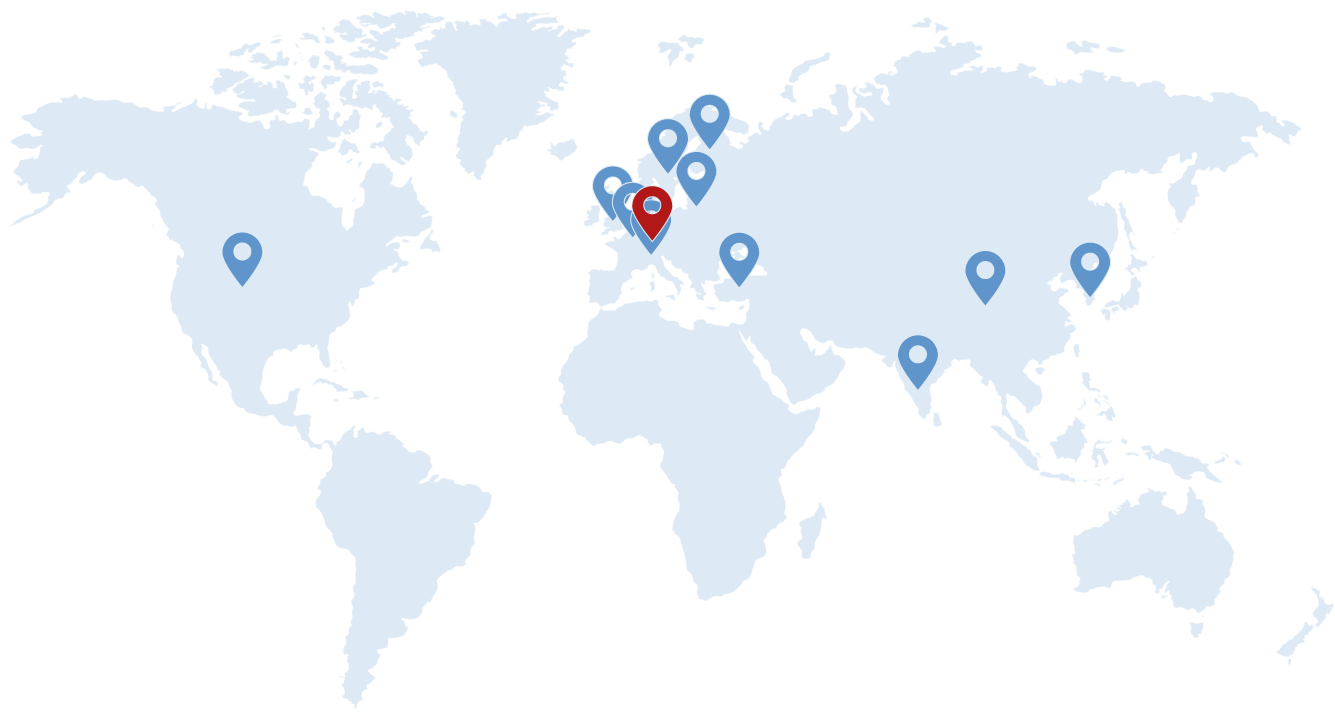 Kunden in über 12 Ländern