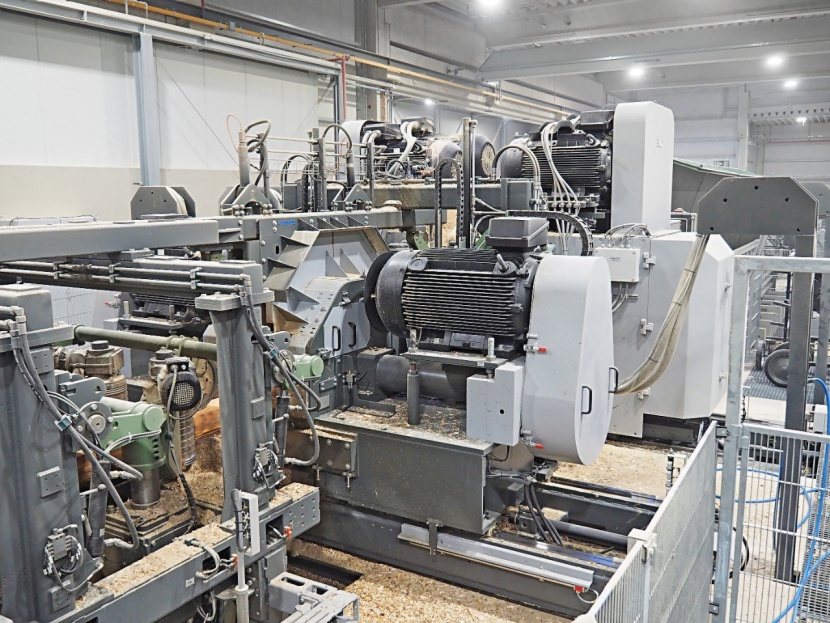 Anlagentechnik im Sägewerk