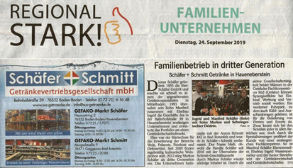 Portrait im Badischen Tagblatt (REGIONAL STARK!)