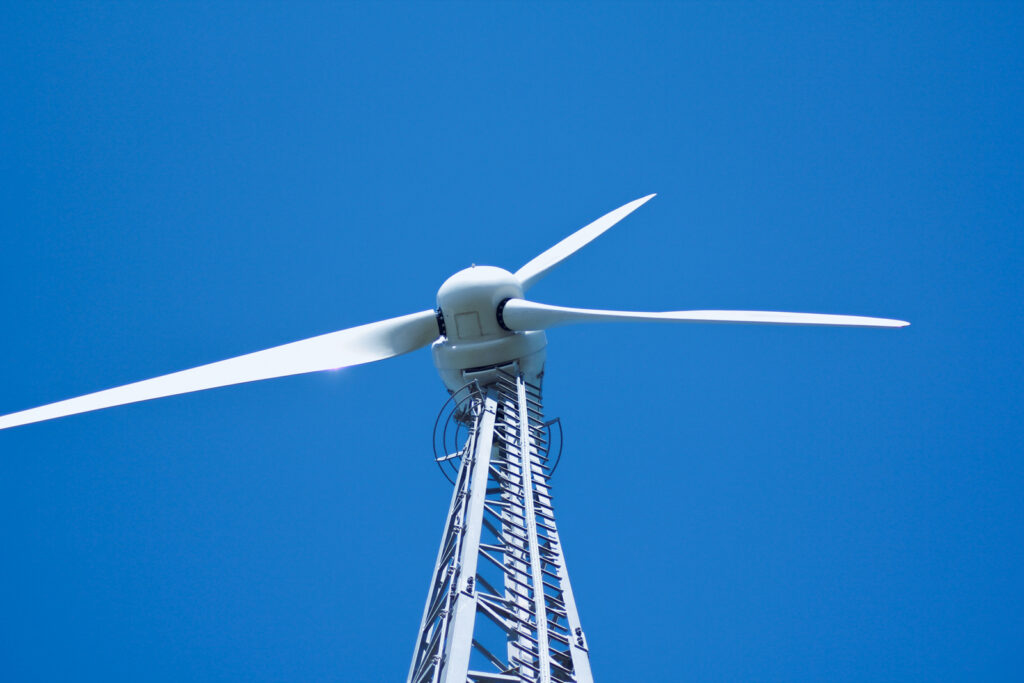 Rotor mit Gittermast