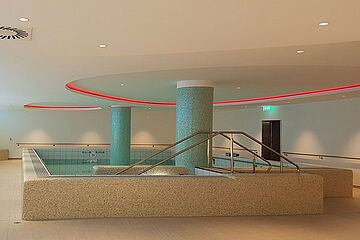 Installation von Beleuchtungs- und Brandmeldeanlagen, Augustinum Hamburg