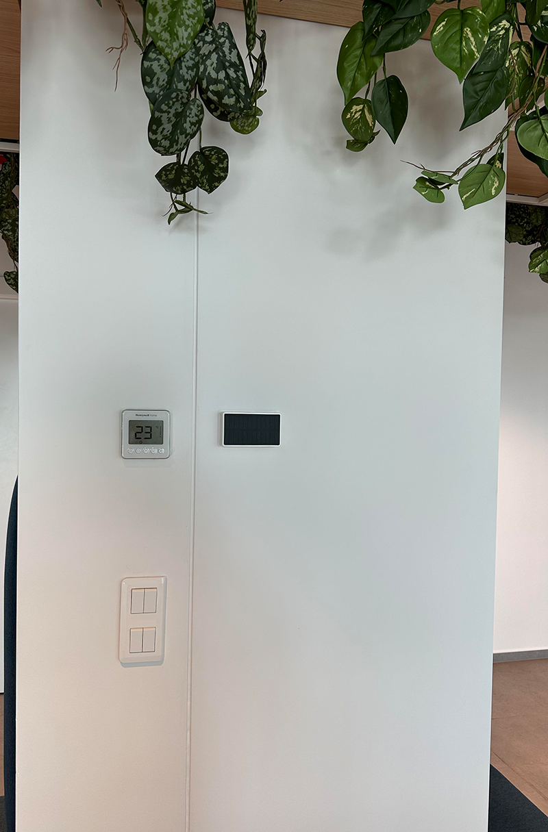 EnoSense® CO2, quergemontiert an der Wand