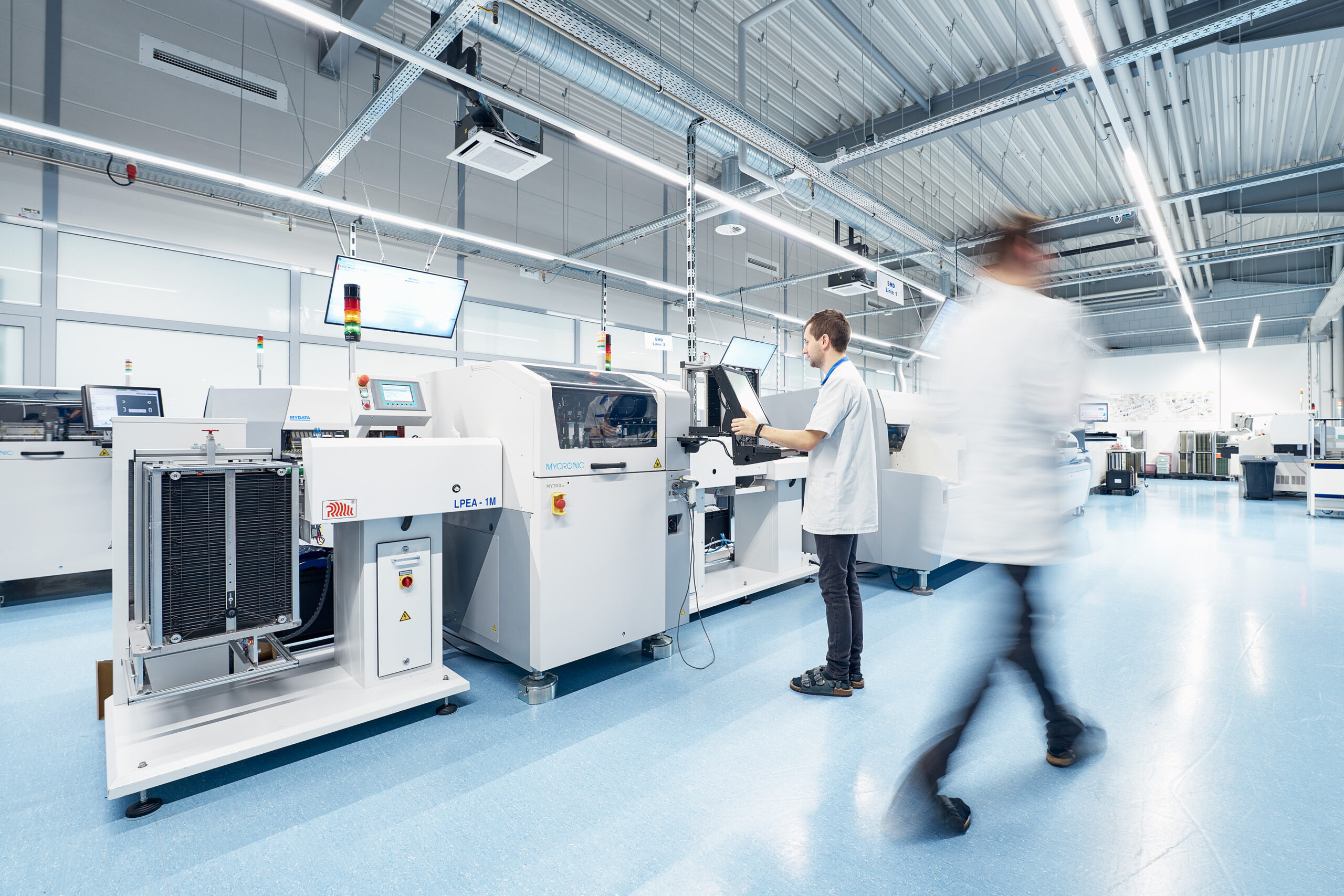 Bestückte elektronische Baugruppe