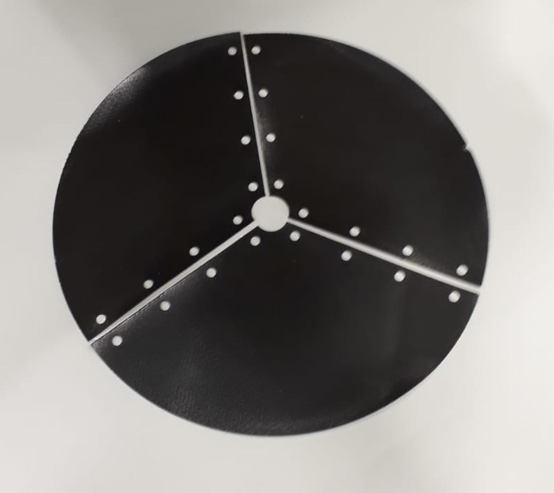 PTFE-Filtertuch mit Verschleißschutz für Tellerdruckfilter