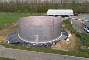 Faulschlammbehälter für Kläranlage