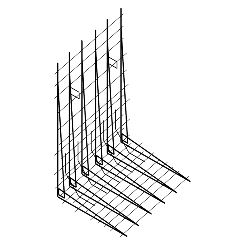 Reinforcement cages for retaining walls – Type L
