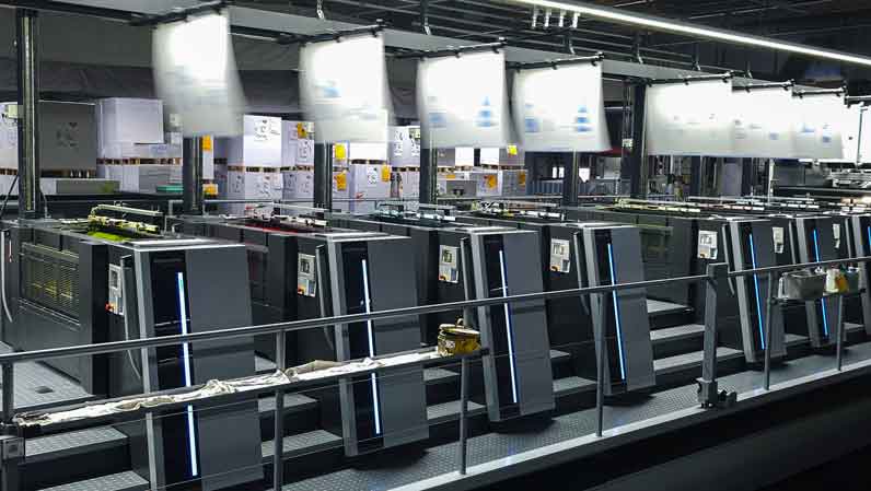 Bogenoffset-Druckprodukt
