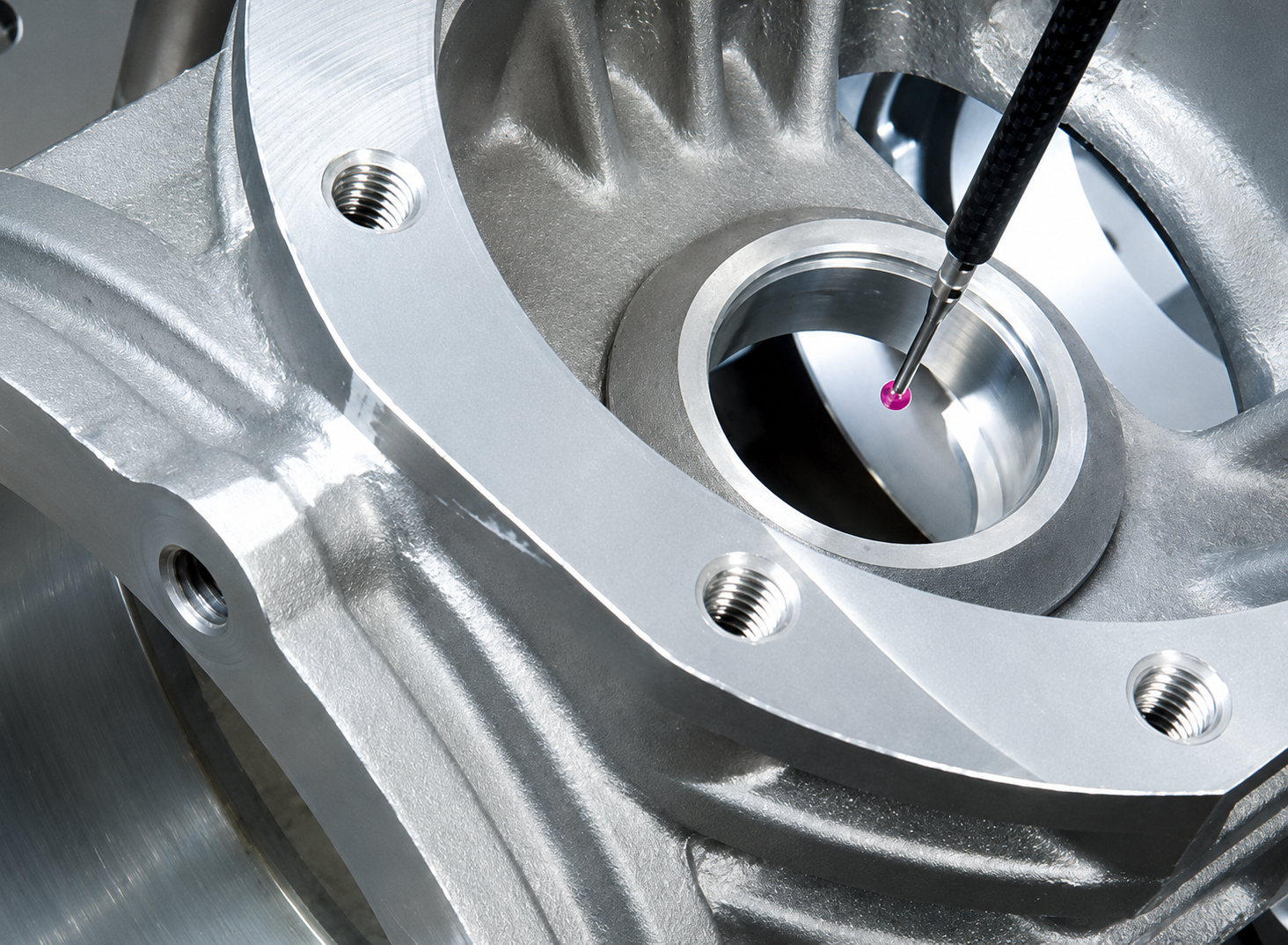 3D-Koordinatenmessung einer Metallkomponente