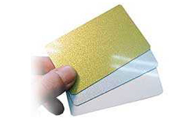 Personalized plastic card