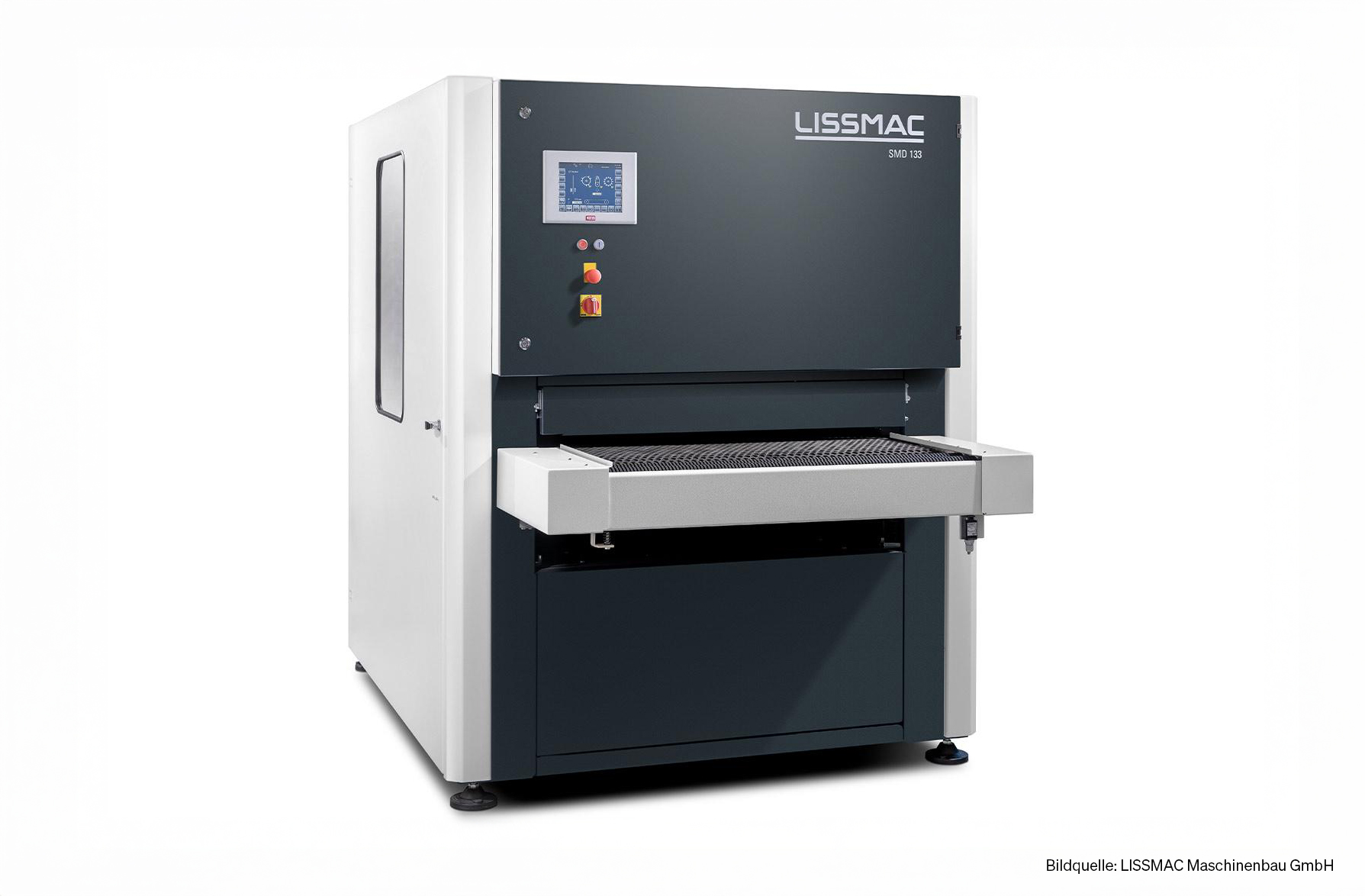 Entgratmaschine Lissmac SMD bei der Blechbearbeitung