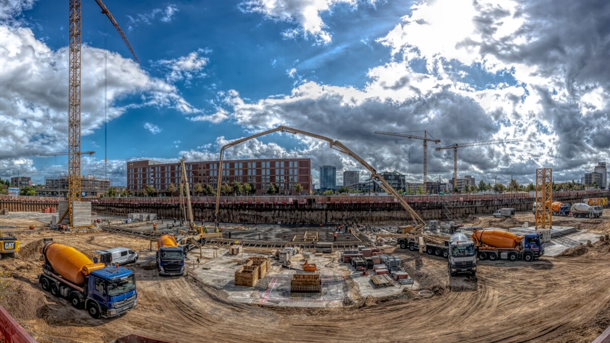 Mischwerk und Fuhrpark