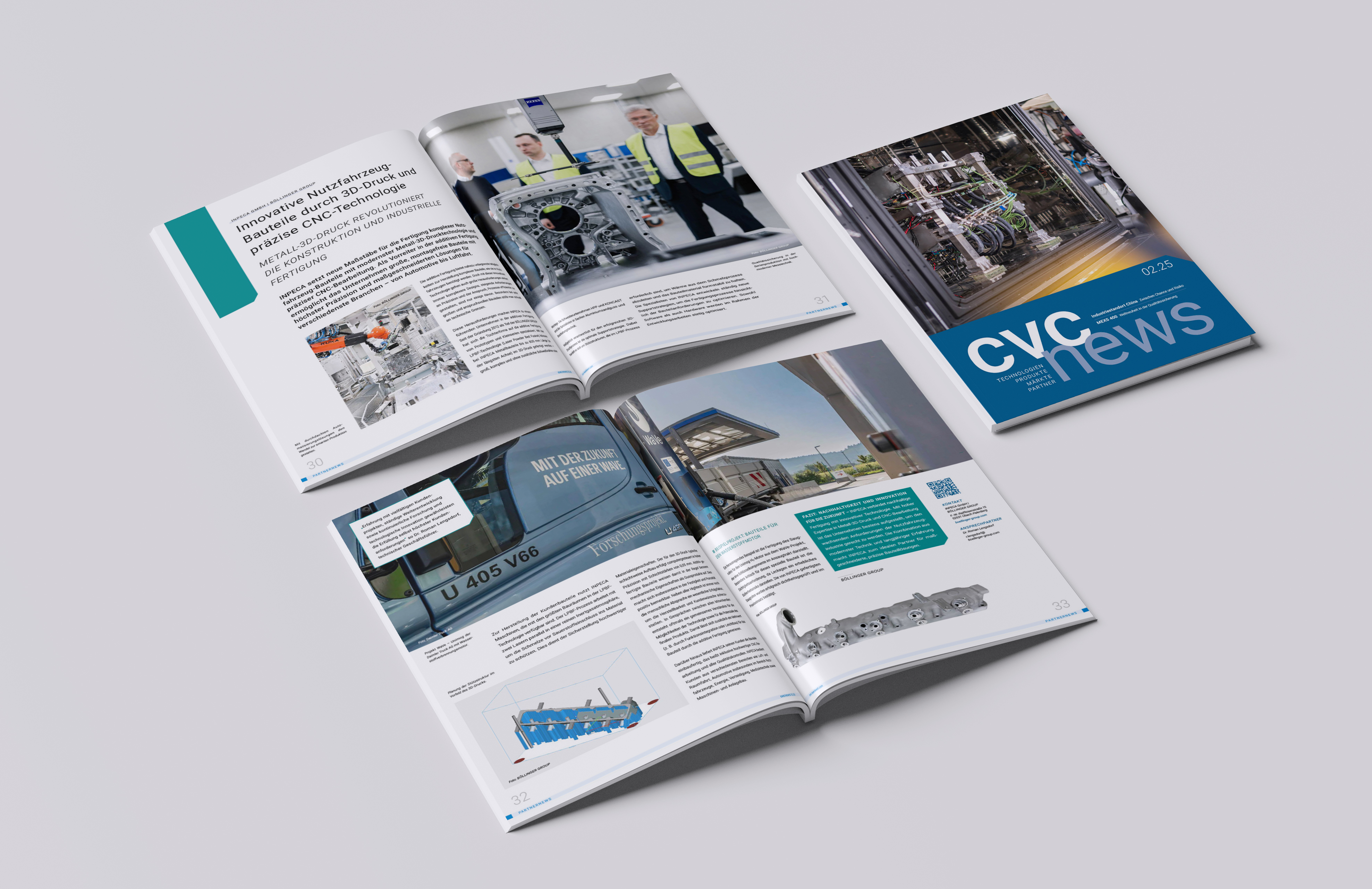 Nutzfahrzeug-Anwendung (Magazin-Mockup)