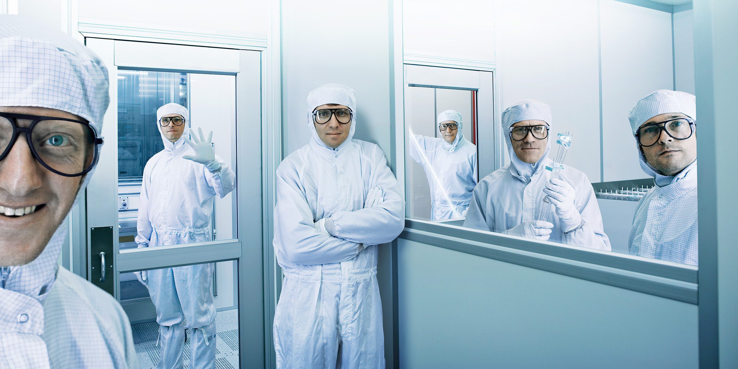 Manufacturing in cleanroom environment (Class 100)