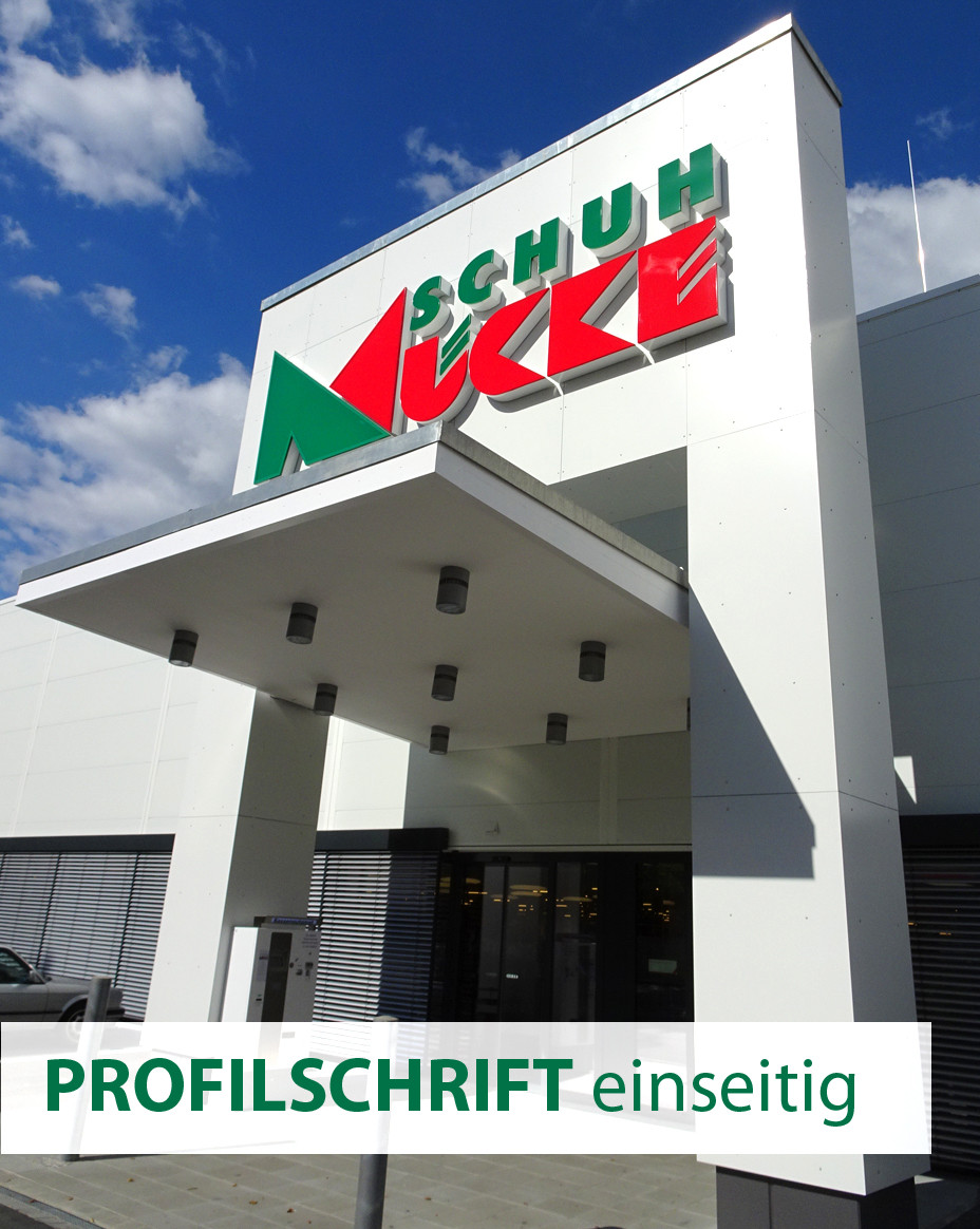 Flachwandanlage (Fassadenwerbung)