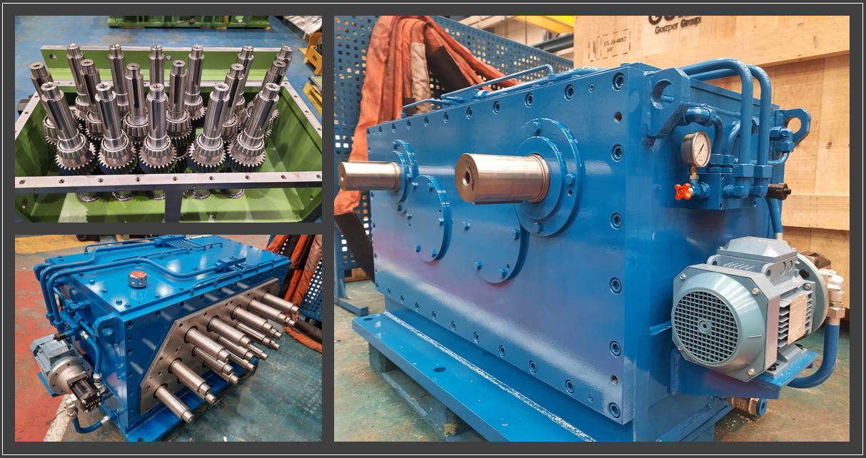 Getriebe für Coil-Processing (Flach- und Richtwalzen)