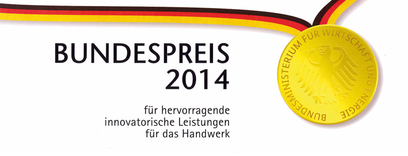 Bundespreis – Logo für herausragende Innovation (Goldmedaille BMWi)