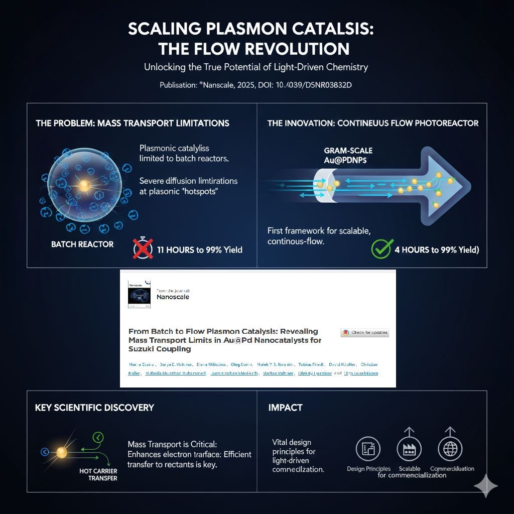 Public graphic: Scaling Plasmon Catalysis – The Flow Revolution