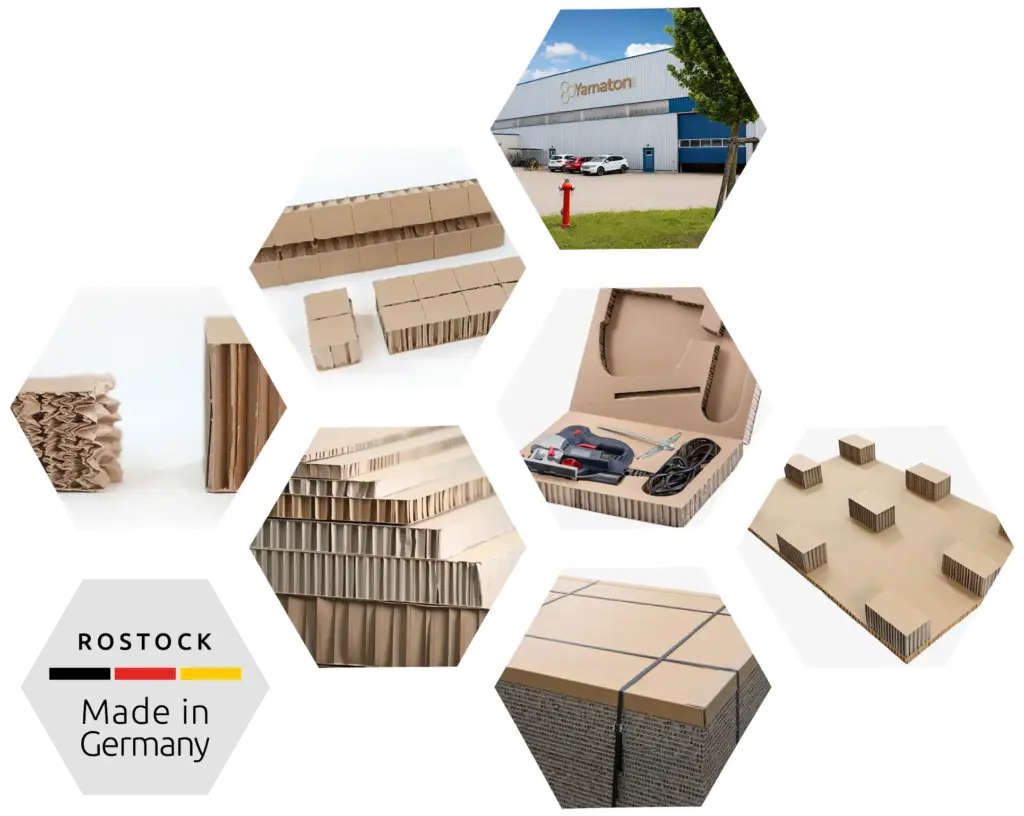 Produktübersicht: Verpackungslösungen aus Papierwabenplatten