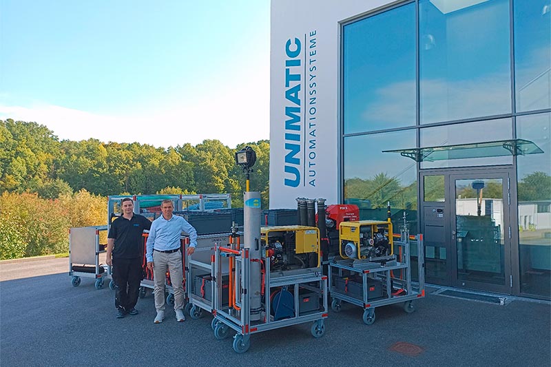 Rollwagen und Ausrüstungsmodule für Feuerwehrfahrzeuge
