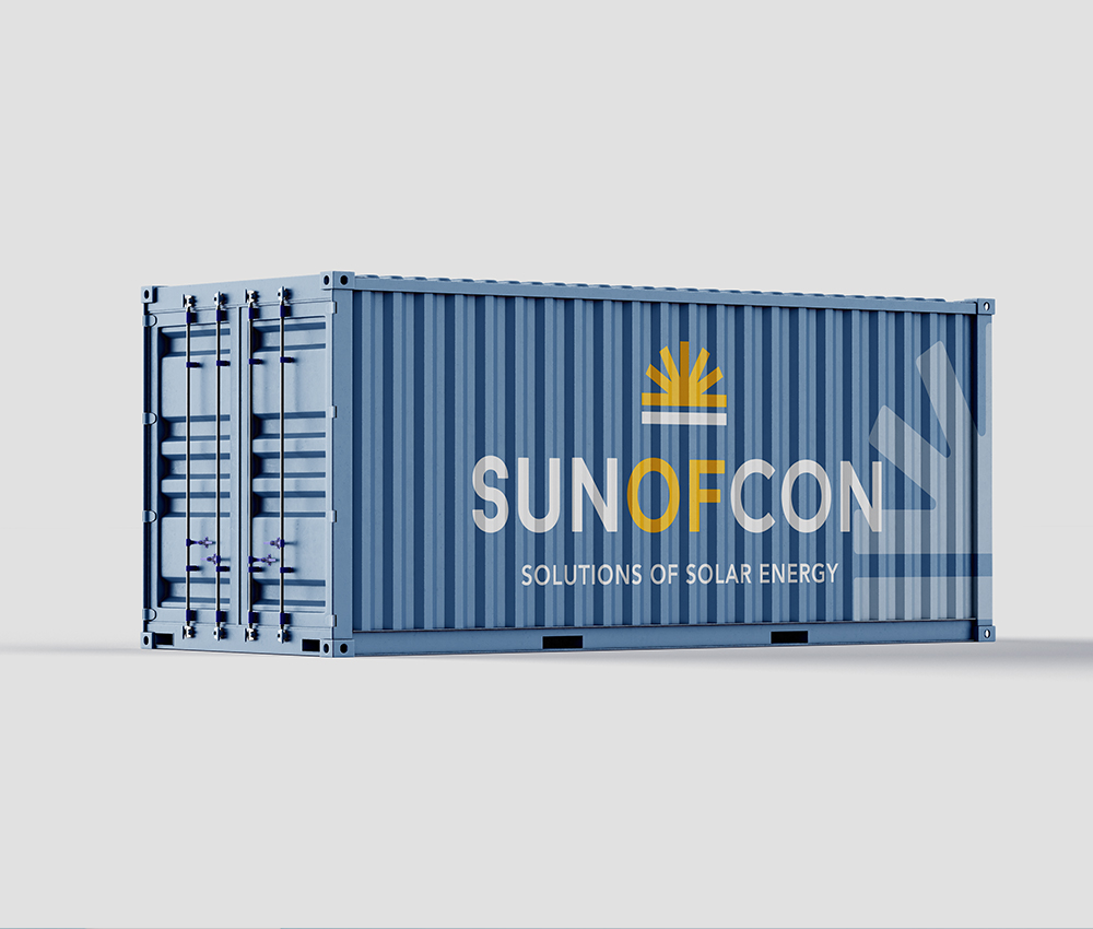 Mobiler Solarcontainer