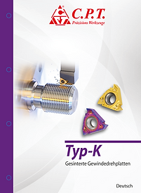 Typ-K gesinterte Gewindedrehplatten
