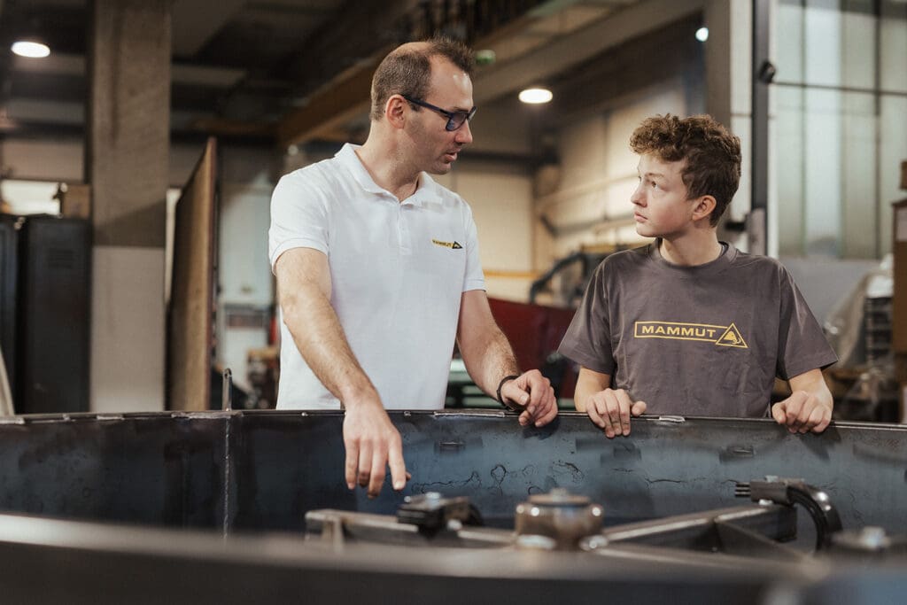 Ausbildung als Maschinenbautechniker oder Metalltechniker