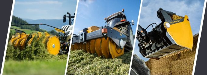 MAMMUT Silagetechnik: Siloverteiler, Silowalze und Schneidschaufel